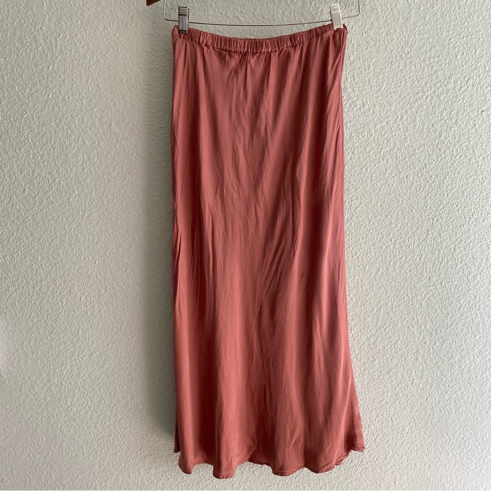 Young Fabulous & Broke Felicity Satin Midi Skirt - Picture 7 of 14